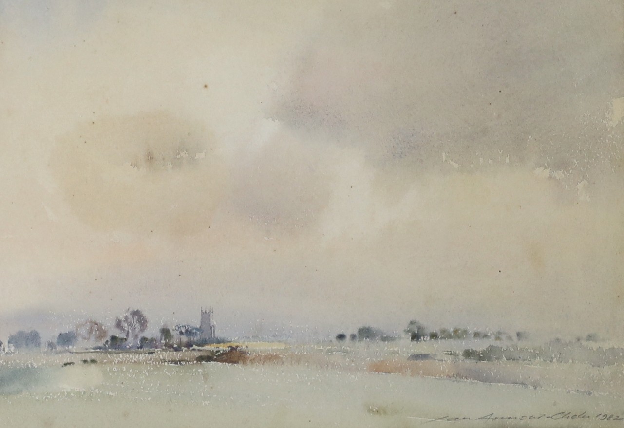 Ian Armour-Chelu (1928-2000), watercolour, 'Warm Day with Passing Showers', signed, 20 x 29cm